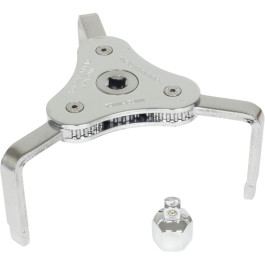 Lisle 63890 3-Jaw Wrench with Adapter, 73 mm to 153 mm