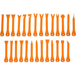 Lisle 68740 Trim Removal Master Set, 27 Piece, Neon Orange, Glass Reinforced Nylon, With Pouch
