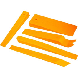 Lisle 69620 Wedge Assortment Set, 5-Piece, Neon Orange