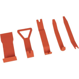 Lisle 69940 Trim Removal Set, Five Piece, Glass Reinforced Nylon, Neon Orange
