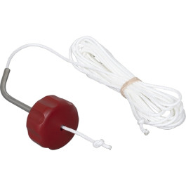 Lisle 83660 Gasket Rope Insert Tool, 20 Foot Nylon Rope, Angled Tube, Red Handle