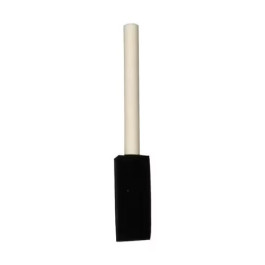 ArroWorthy 8505-01 Hi-Density Closed Cell Foam Brush, 1", Wood Peg Handle,