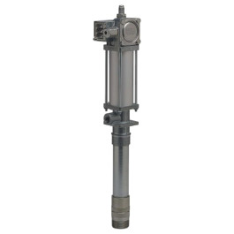 Lincoln 84933 5:1 Air Operated Stub Oil Pump, 6 gpm Free Flow, 1/4 inch Air Inlet, 1/2 inch Outlet, 40 to 200 psi Air