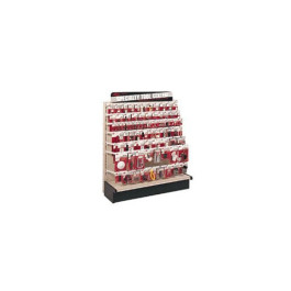 Lisle 47500 4 ft Gondola Display with Tool Assortment, 76 Tools, 46" Height