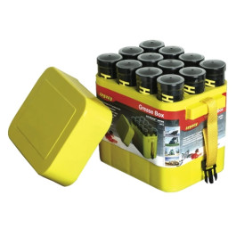 Flexzilla GCB12 Porta-Pak Grease and Caulk Tube Storage Box, Holds 12 Standard Tubes