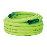 Flexzilla HFZG550YW All-Weather Premium Flexible Garden Hose, 5/8 in ID x 50 ft L, Hybrid Polymer, Green