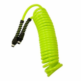 Flexzilla LP1420AFZ Polyurethane Recoil Air Hose, 1/4" x 20', 1/4" MNPT Fit