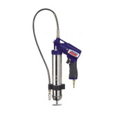 Lincoln 1162 Fully Automatic Air Operated Grease Gun, Variable Speed Trigger, 30 Inch High-Pressure Hose, Combination Filler Coupler/Air Bleeder Valve