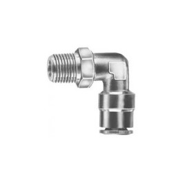 Lincoln Industrial 243699 Tube Swivel 90 Degree Fitting, 1/4" Tube x 1/8" N