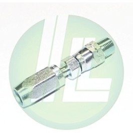 Lincoln Industrial 246002 Quicklub Reusable Hose End Coupling, 1/8" NPT Male, for 1/8" ID Grease Hose