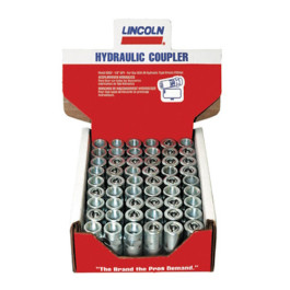 Lincoln Industrial 5852-54 Hydraulic Coupler Display, 1/8" NPT Female, 6,000 PSI, 54-Pack