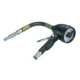 Lincoln Industrial 877 Metered Control Valve, 3.5" Diameter, 1/2" NPT Inlet/Outlet, 10" Hose Included