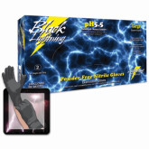 Atlantic Safety Products Black Lightning BL-S Powder Free Nitrile Gloves Small, 100-Pack