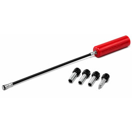 Lisle 55250 Carburetor Adjusting Tool, GM and Chrysler, Flexible Shaft, Fou
