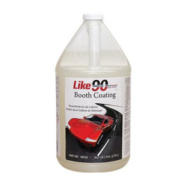 Like90 10018 Booth Coating, Clear Washable Spray Booth Coating, 1 Gallon