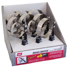 Lisle 57160 Swivel-Gripper No-Slip Filter Wrench Display, 4 Sizes, 9 Pack