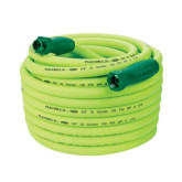 Flexzilla HFZG5100YWS SwivelGrip Garden Hose, 5/8" x 100', Lightweight All-Weather Water Hose, Leak-Free Connections