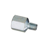Lincoln Lubrication 20024 Grease Fitting Adapter, Straight Head Angle, 1/4"-28 Male x 1/8" NPTF Female