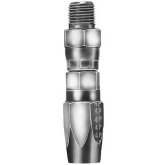 Lincoln Industrial 246002 Quicklub Reusable Hose End Coupling, 1/8" NPT Male, for 1/8" ID Grease Hose