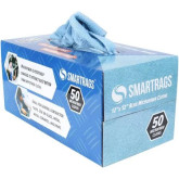 SmartRags Microfiber Cloths, GSM 180, Blue, 12” x 12”, 50pcs