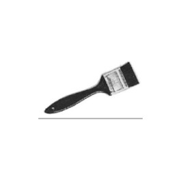 Mack Brush 1940 All Purpose Detail Brush, 1-1/2" Black Chinese Bristle, 3/4