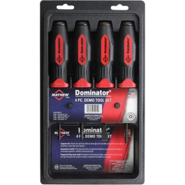 Mayhew 14050 Demo Tool Set, 4-Piece Punch and Chisel Set, Dominator Handles