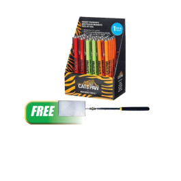 Mayhew 81416 Magnetic Pick-Up Tool and Inspection Mirror Bundle, 30 Piece 1
