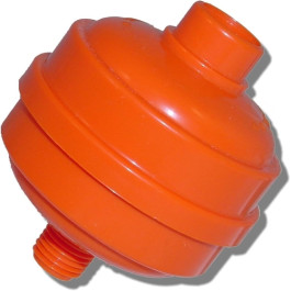 Motor Guard D-12-1 Disposable Spray Gun Filter, 0.01 Micron, 30 CFM, 1/4 Inch NPT