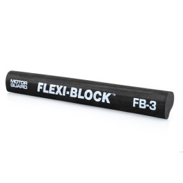 Motor Guard FB-3 Flexi-Block Curved Shape Sanding Block, 1-3/8" Wide, 11" L