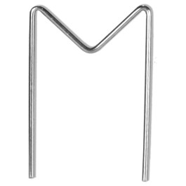 Motor Guard MS2017 W-Shape Magna-Stakes, 0.028" Stainless Steel for MS-2500 Magna-Stitcher, 100-Pack