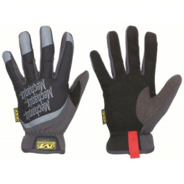 Mechanix Wear MFF-05-010 FastFit Work Gloves, Large, Black, 0.6 mm Syntheti