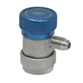 Mastercool 82934-E 1/4" Male Flare  x 13mm Quick Coupler, Blue Low-Side Manual 