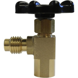 Mastercool 85512 R-134a Self Sealing Can Tap Valve, 1/2 Inch ACME-M Thread, All Metal Construction