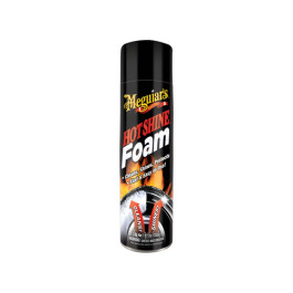 Meguiar's Hot Shine G13919 Tire Foam, 19 oz. Aerosol Can, White Foam, Liquid