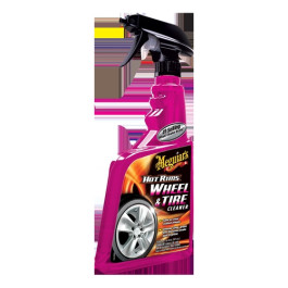 Meguiar's G9524 Hot Rims Wheel and Tire Cleaner, xtreme Cling Foam, 24 oz Trigger Spray