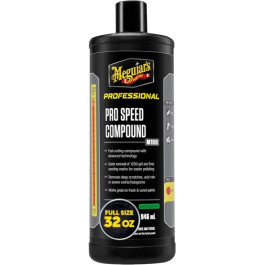 Meguiar's M10032 Mirror Glaze Pro Speed Compound, 32 oz Liquid, for Rotary Buffer Paint Correction