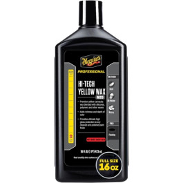 Meguiar's M-2616 Mirror Glaze Hi-Tech Yellow Wax, Liquid Carnauba Wax, 16 Oz