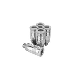 Milton 1814 G-Style Male Body Coupler, 3/8 Inch MNPT, High Flow 99 SCFM