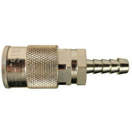 Milton 1836-6 H Style Coupler, 3/8" Hose Barb, 3/8" Basic Flow Size, 300 PS