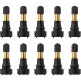 Milton 493-10 High Pressure Tubeless Tire Valve, 1-1/4" Effective Length, Box of 10