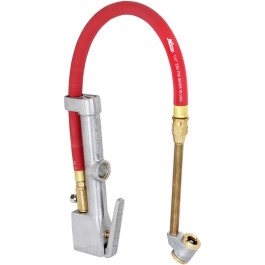 Milton 556 Large Bore Inflator Gauge, 10 to 160 PSI, 6 ft Hose, Kwik Connect Lock-On Chuck