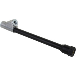 Milton 693BLK Dual-Foot Straight Lock-On Chuck, Matte Black Poly, 1/4" FNPT