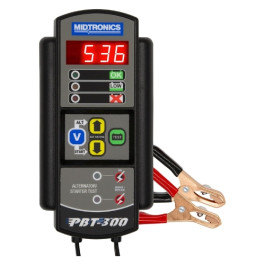 Midtronics PBT-300 Advanced Battery and Electrical System Tester, 12 Volt, 100 to 1400 CCA, Conductance, Cranking and Charging Diagnostics