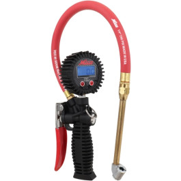 Milton S-576D Pro Digital Pistol Grip Tire Inflator Gauge, Classic Dual Head Chuck, 15" Hose, 255 PSI
