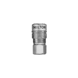Milton S-718 M-Style Female Body Coupler, 3/8 Inch FNPT, Brass, 300 PSI, 40 SCFM
