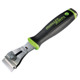 Mueller-Kueps 268420 Quick-Lock Razor Scraper, Non-Slip 2-Component Handle,
