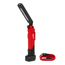 Milwaukee 2128-21 Redlithium USB Stick Light with Magnet, 550 Lumen, USB-C Rechargeable Kit with Battery and Charging Cord