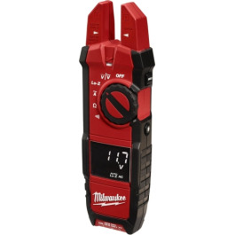 Milwaukee 2205-20 Fork Meter, True RMS, 200 A AC, 1000 V AC/DC, CAT IV 600 V, 0.63 inch Fork Opening