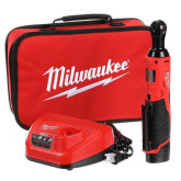Milwaukee 2457-21 M12 Cordless 3/8" Lithium-Ion Ratchet Kit
