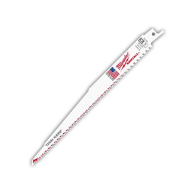 Milwaukee 48-00-5036 Sawzall Blade for Wood with Nails, Fits 1/2" Universal